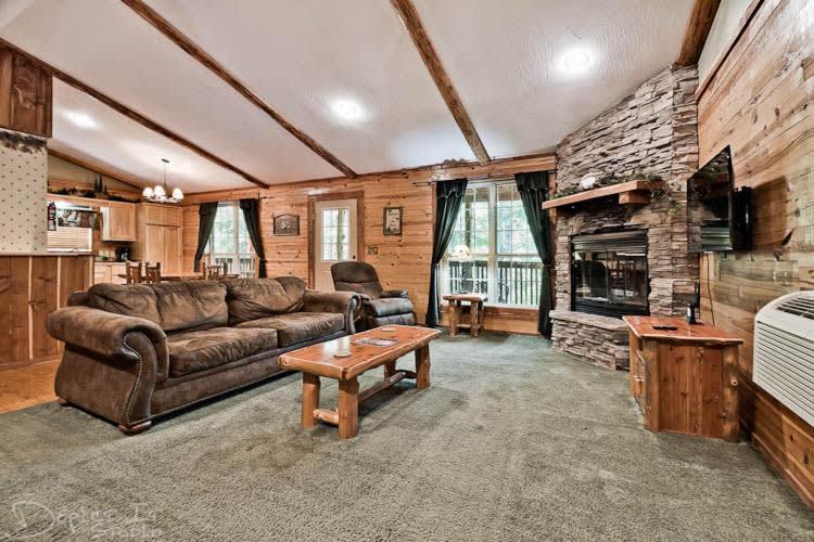 Secluded Cabin In The Woods! 1 Story Villa Eureka Springs Exteriör bild